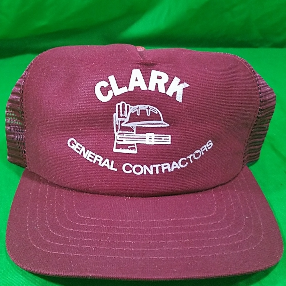 Clark General Contractors Construction Trucker Hat